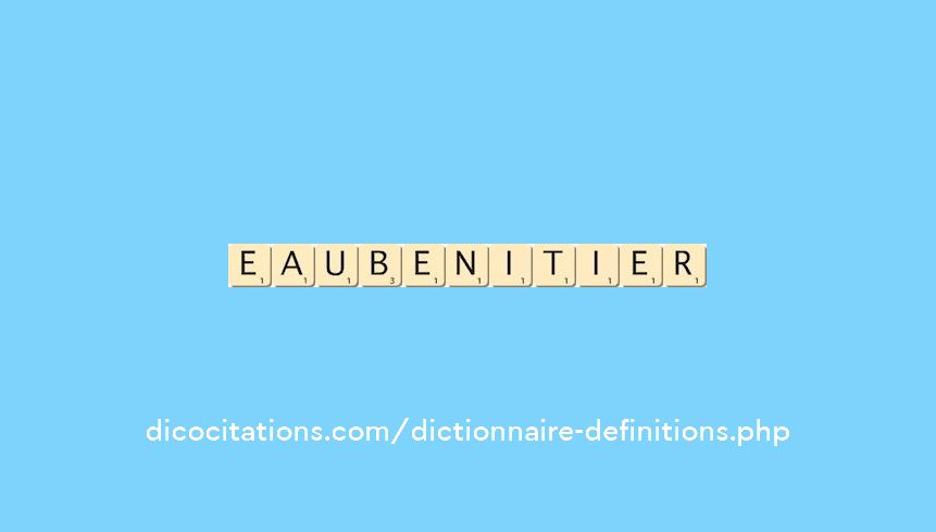 eaubenitier