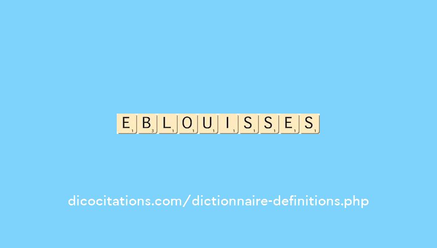 eblouisses