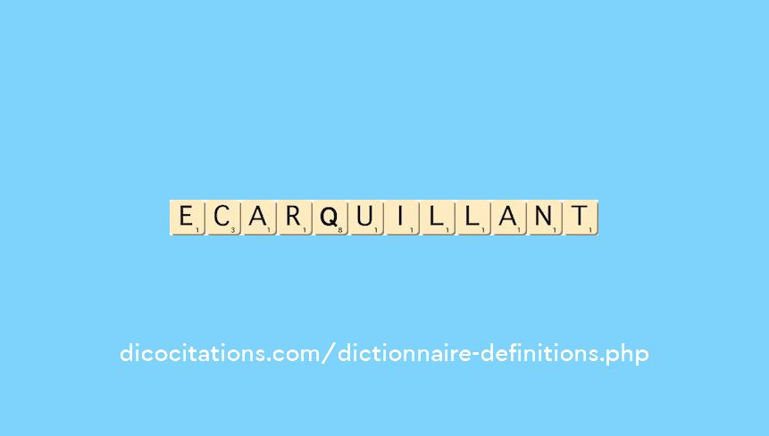 ecarquillant