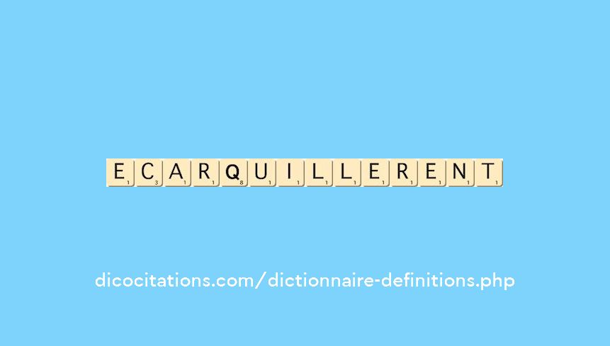 ecarquillerent ecarquillerent