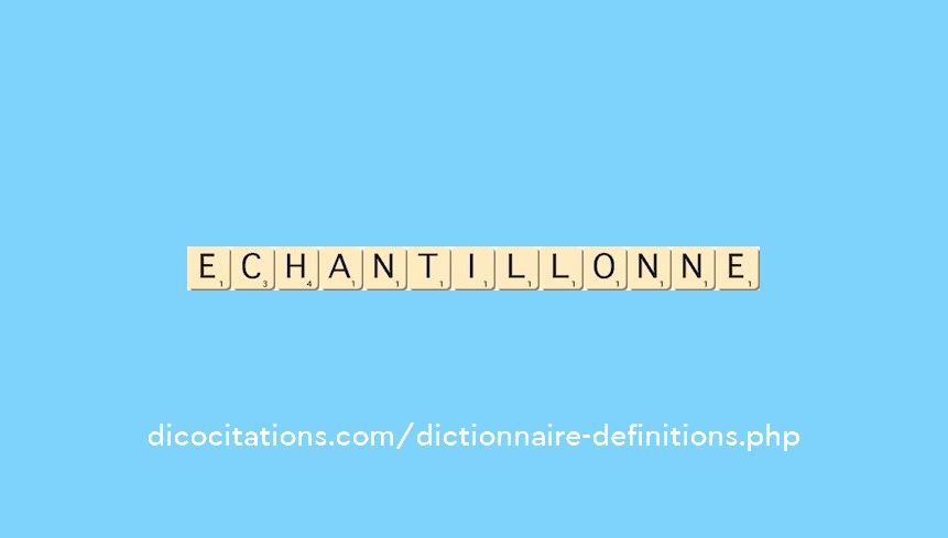 echantillonne echantillonne
