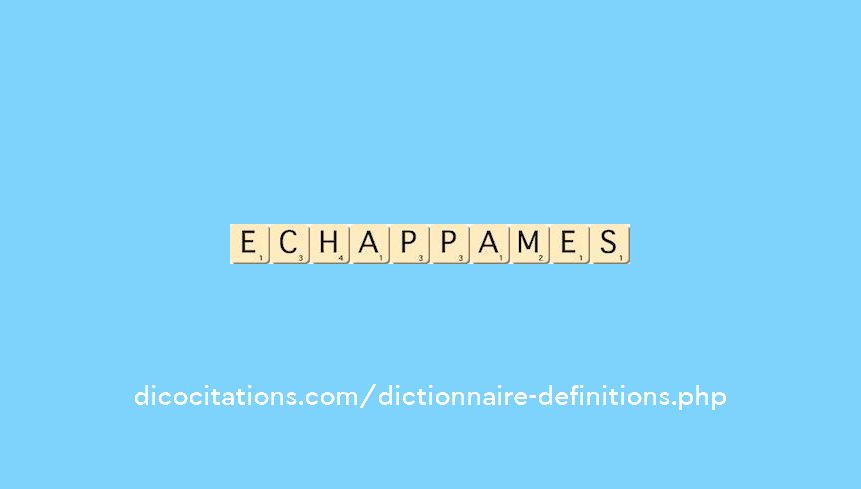 echappames echappames