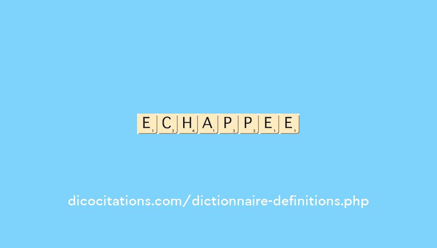 echappee echappee