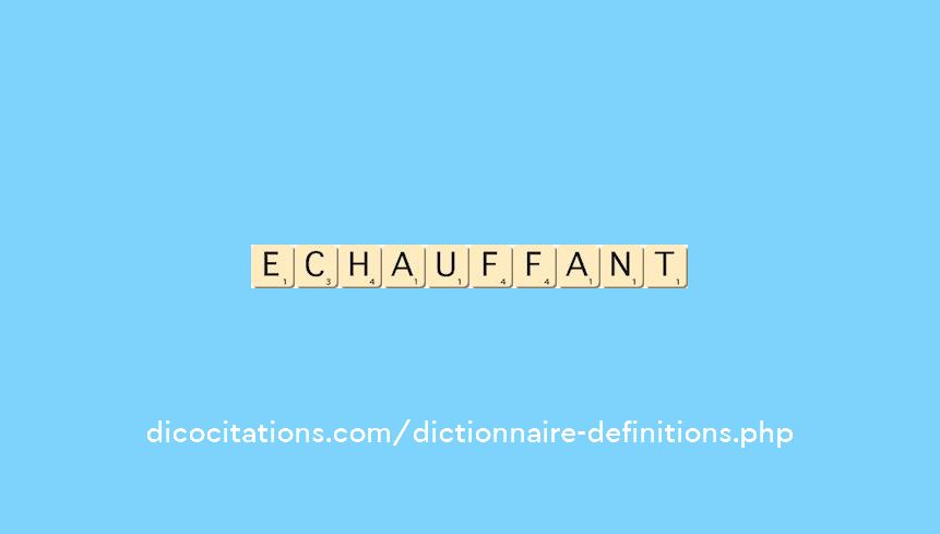 echauffant