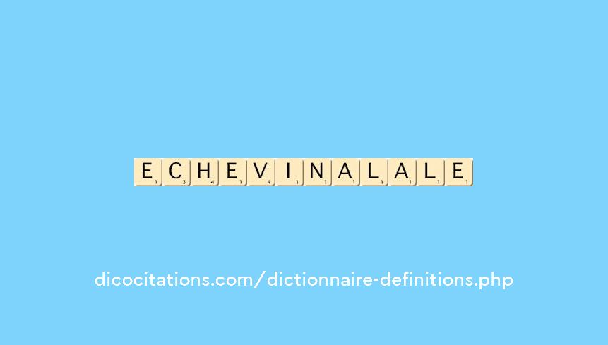 echevinal--ale