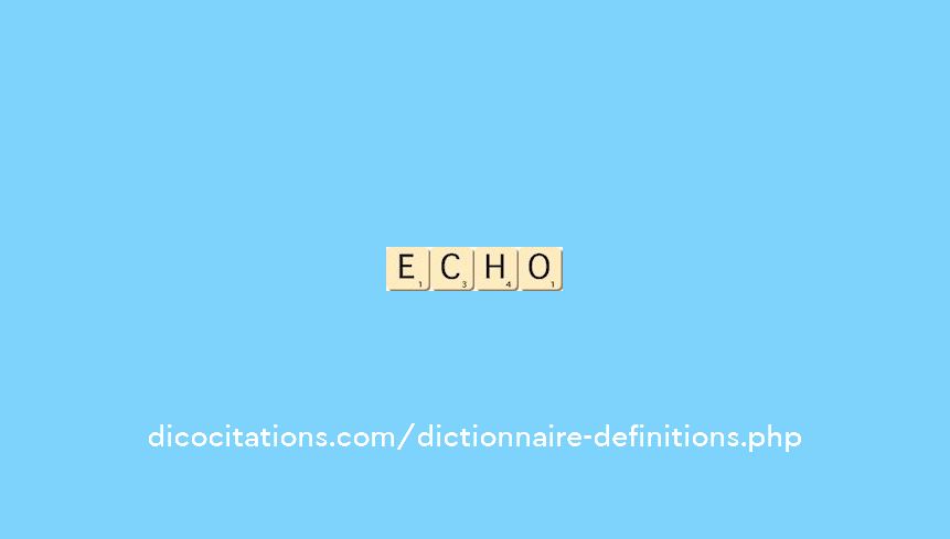 echo