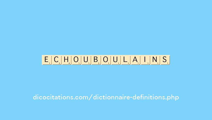echouboulains