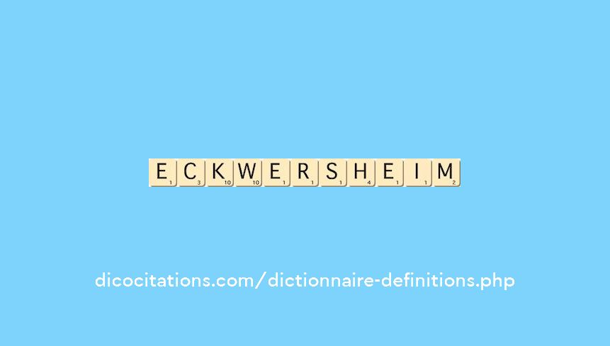 eckwersheim