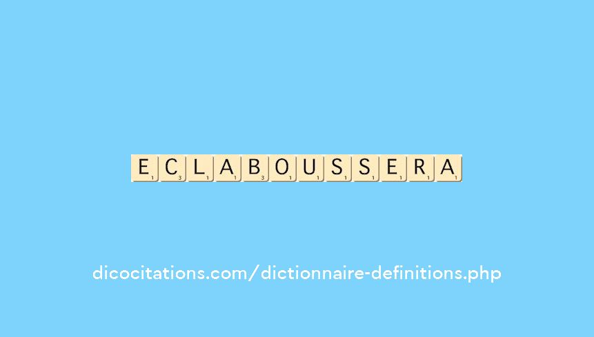 eclaboussera eclaboussera