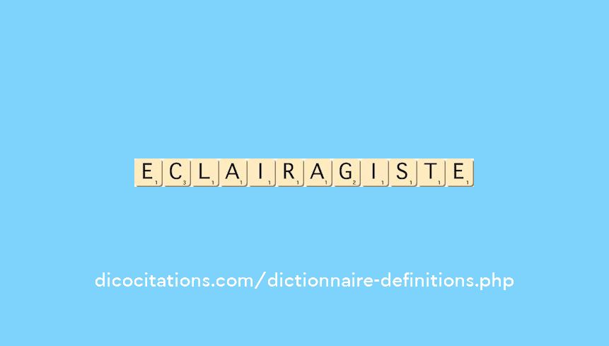 eclairagiste eclairagiste