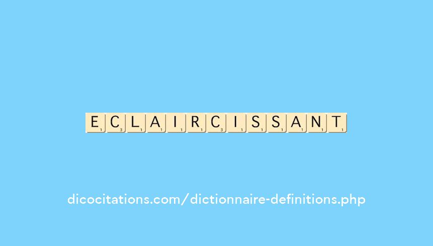 eclaircissant eclaircissant