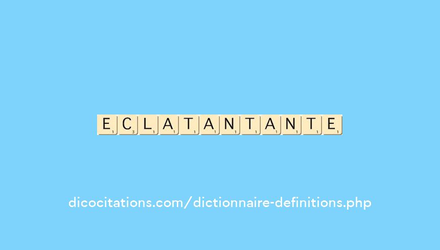 eclatant--ante