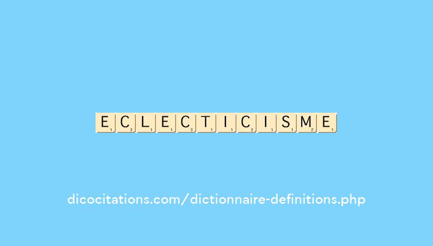 eclecticisme