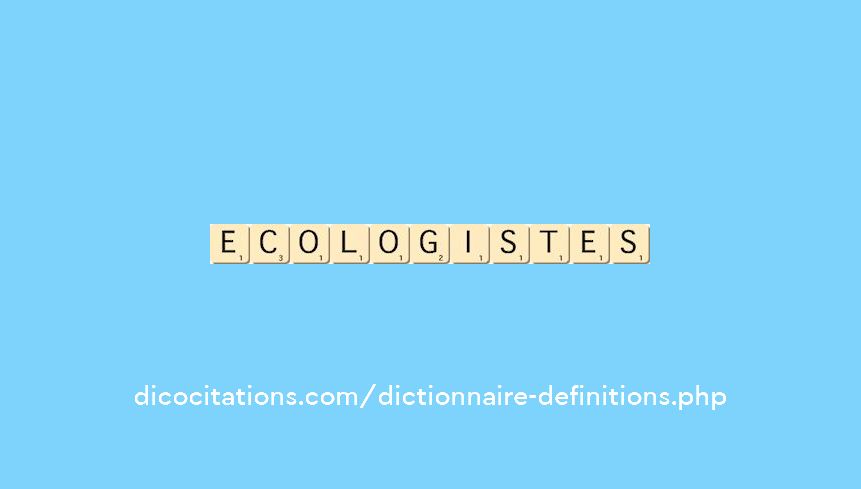 ecologistes ecologistes