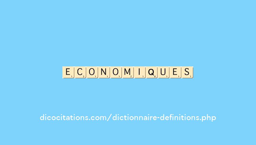 economiques economiques