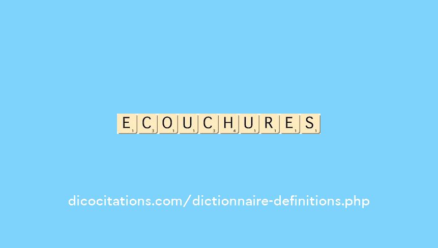 ecouchures