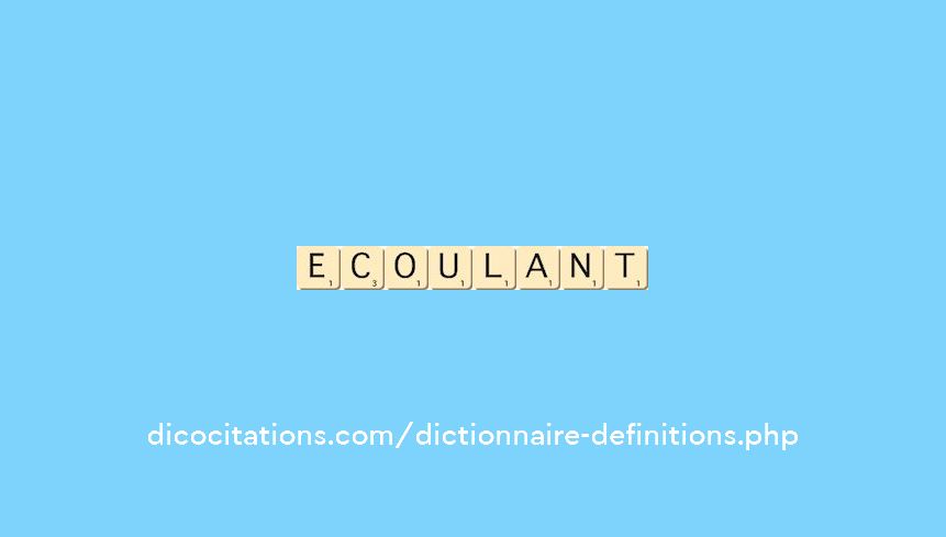ecoulant ecoulant