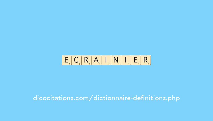ecrainier