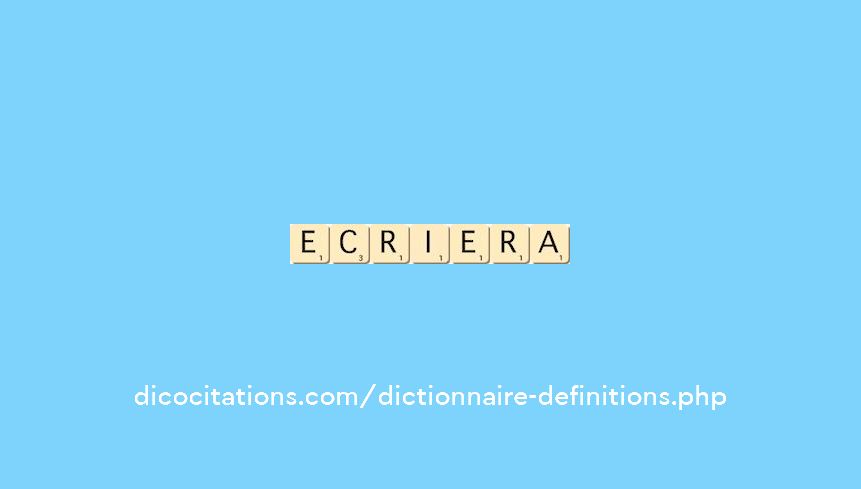 ecriera