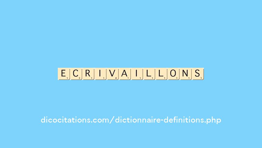 ecrivaillons ecrivaillons