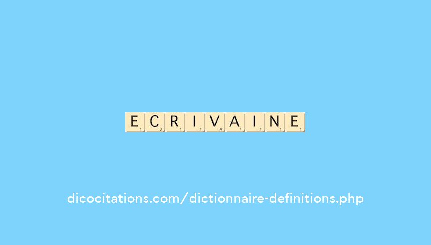 ecrivaine