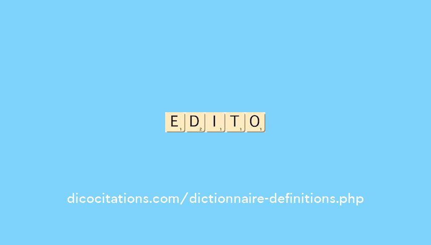edito edito