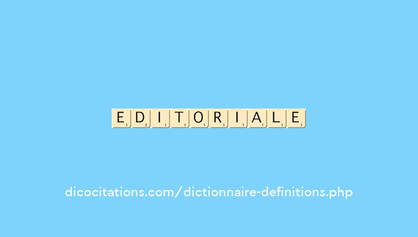 editoriale editoriale