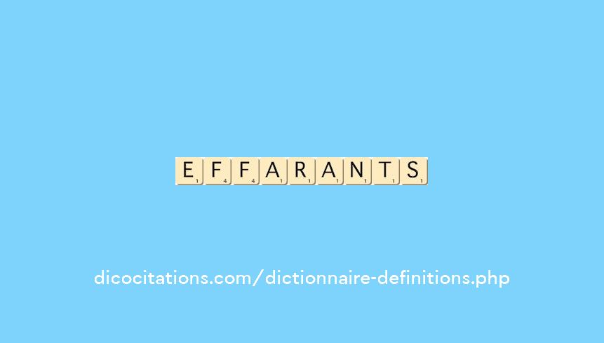 effarants effarants