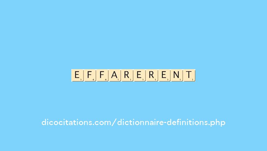 effarerent effarerent