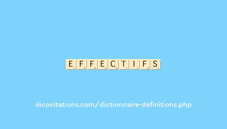 effectifs effectifs
