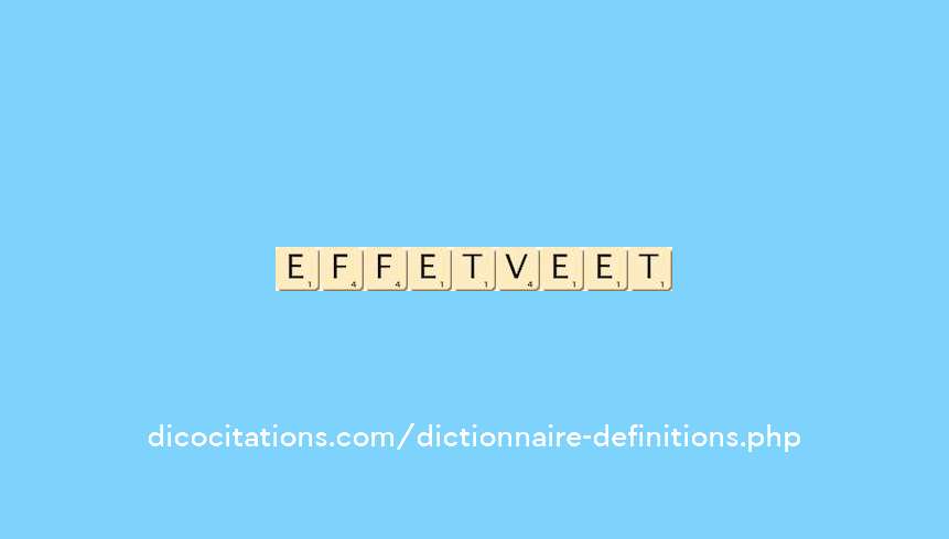 effectivement