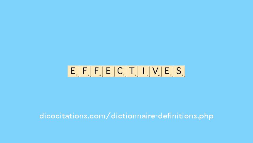 effectives effectives