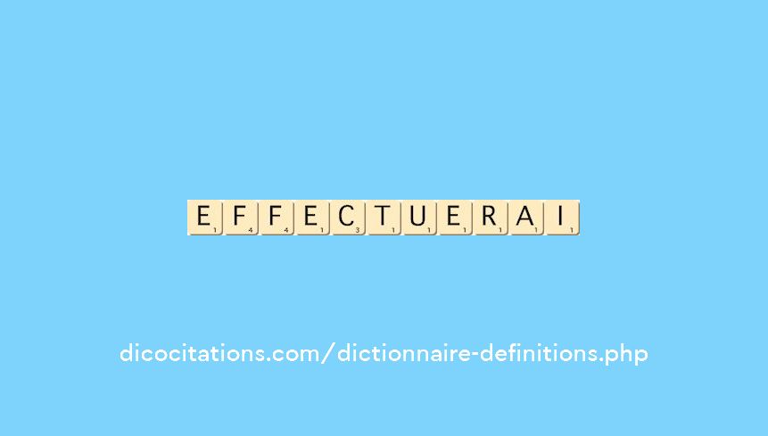 effectuerai