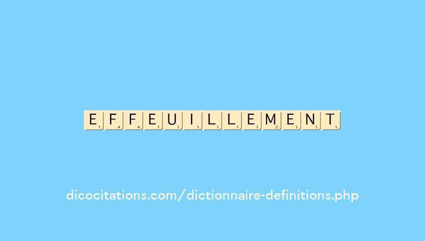 effeuillement