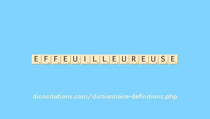 effeuilleur--euse
