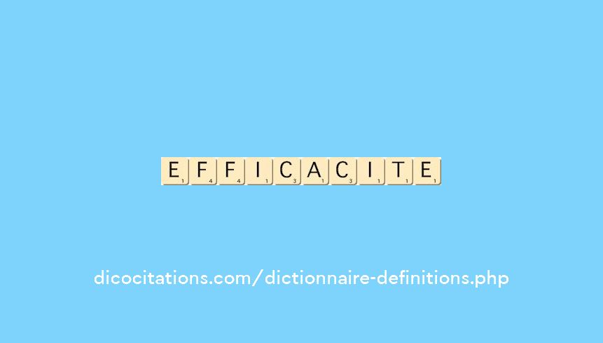 efficacite efficacite