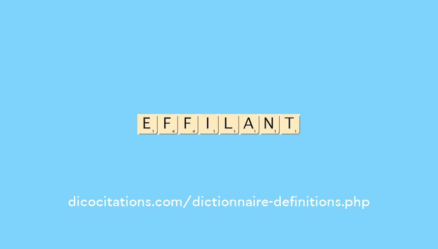 effilant effilant