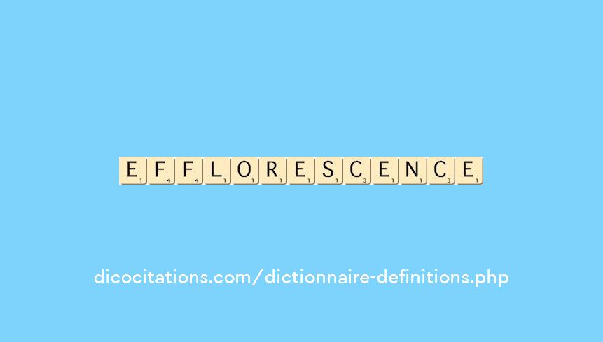 efflorescence efflorescence