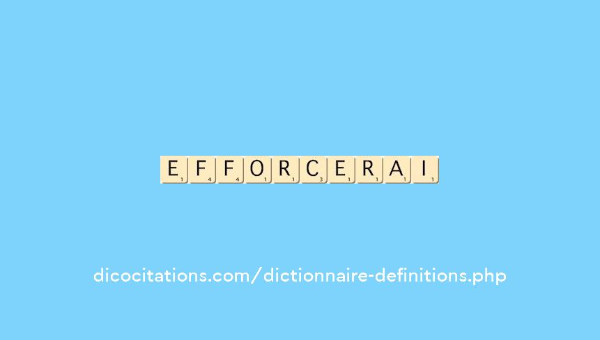 efforcerai efforcerai