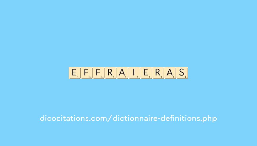 effraieras effraieras