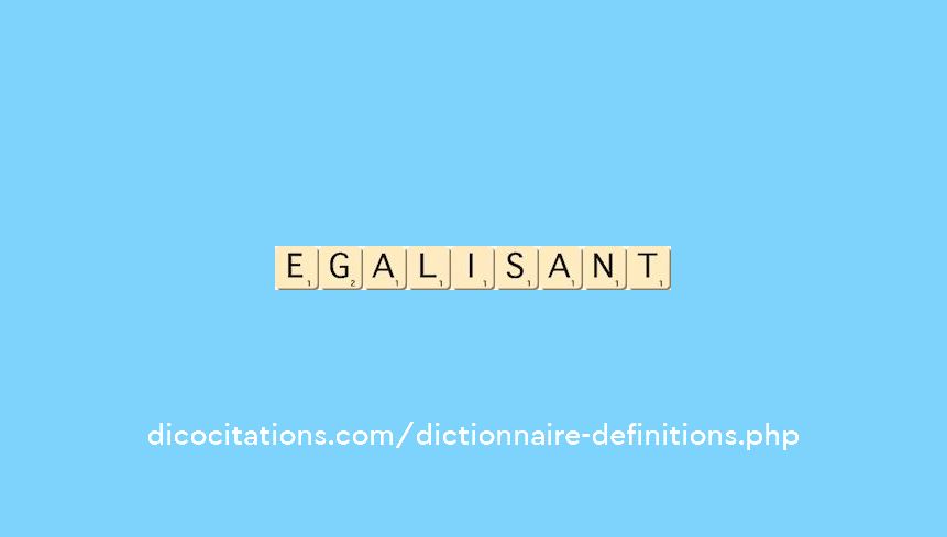 egalisant egalisant