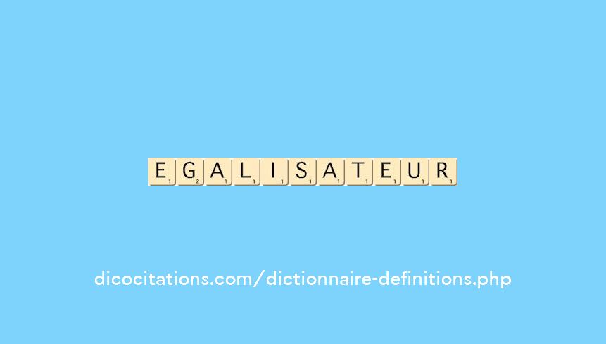 egalisateur egalisateur