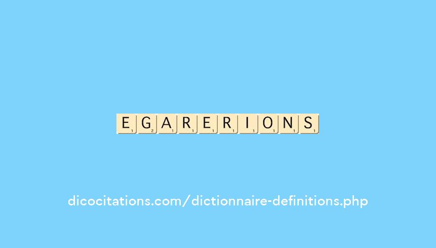 egarerions egarerions