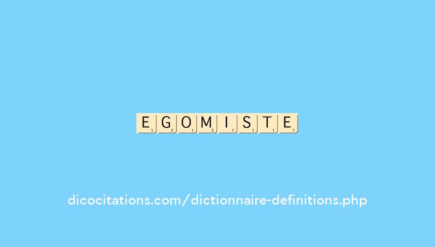 egomiste