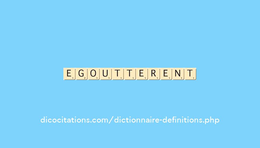 egoutterent egoutterent