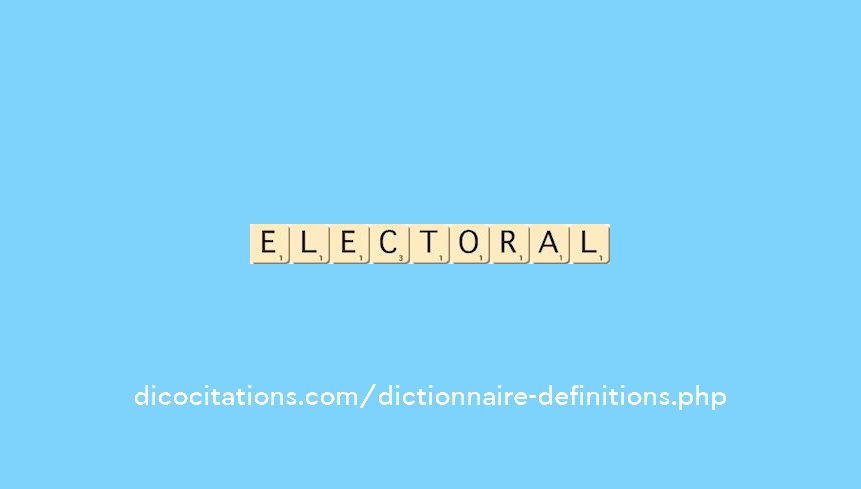electoral electoral