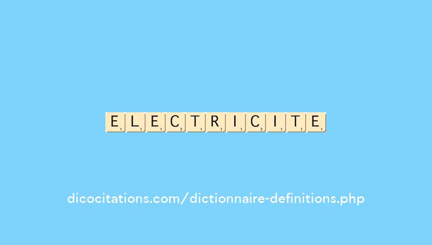 electricite electricite