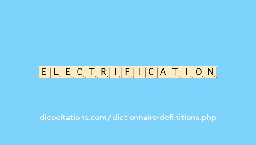 electrification