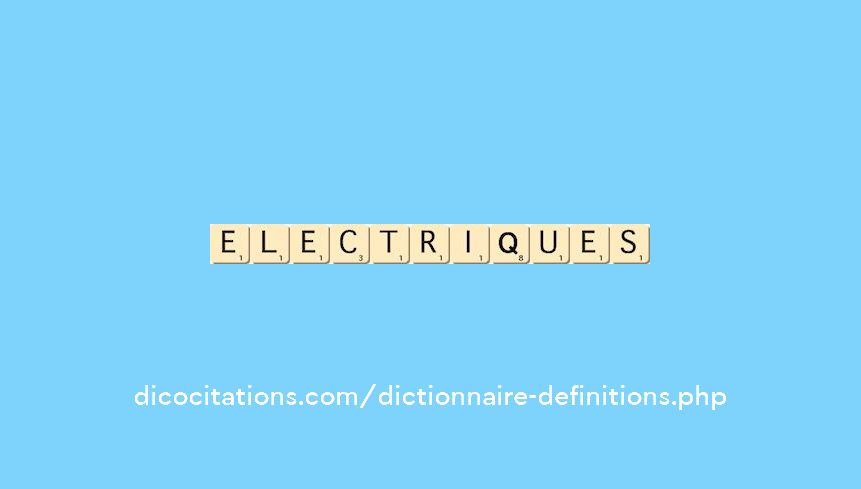 electriques electriques