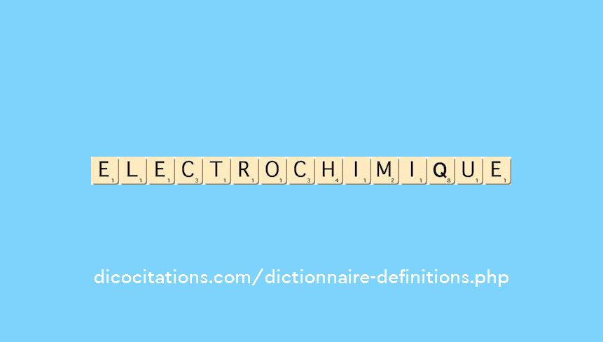 electrochimique